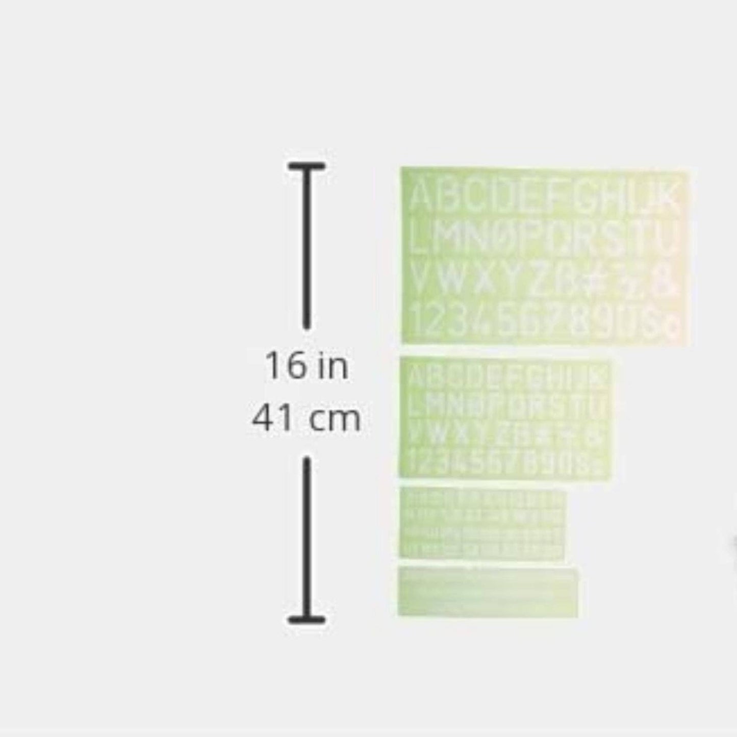 Lettering Stencil Set
