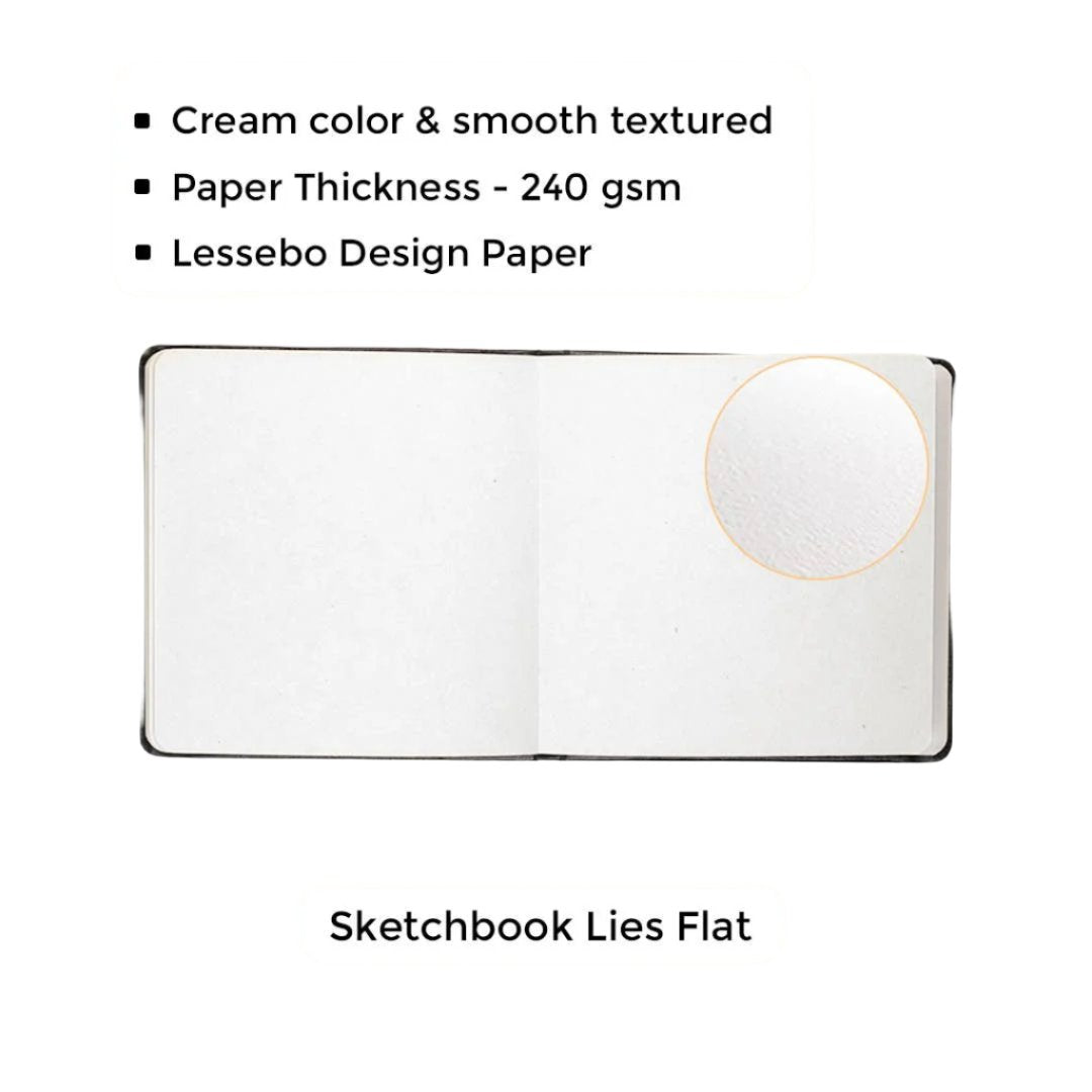 Viviva Square Ivory Sketchbook