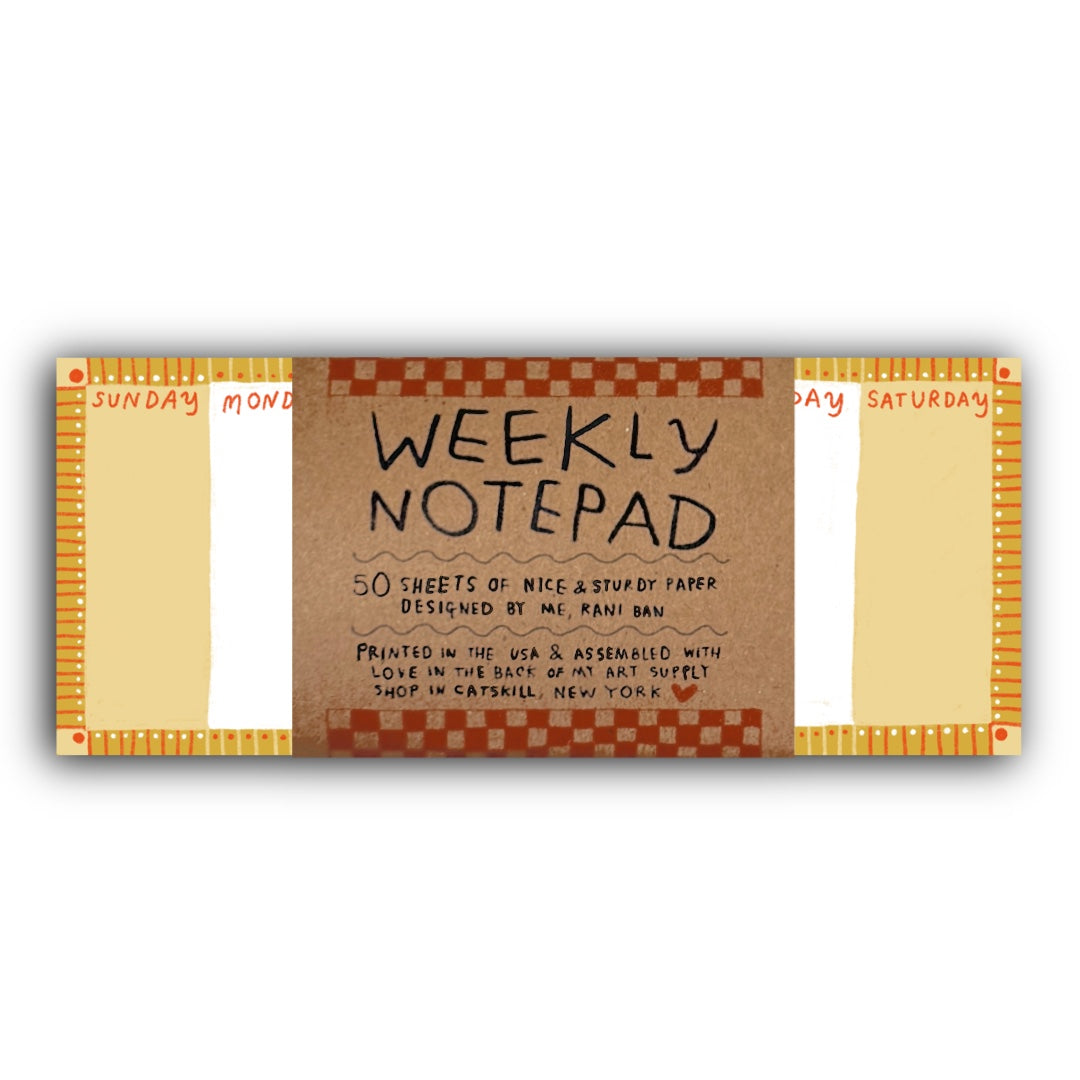 WEEKLY Notepad