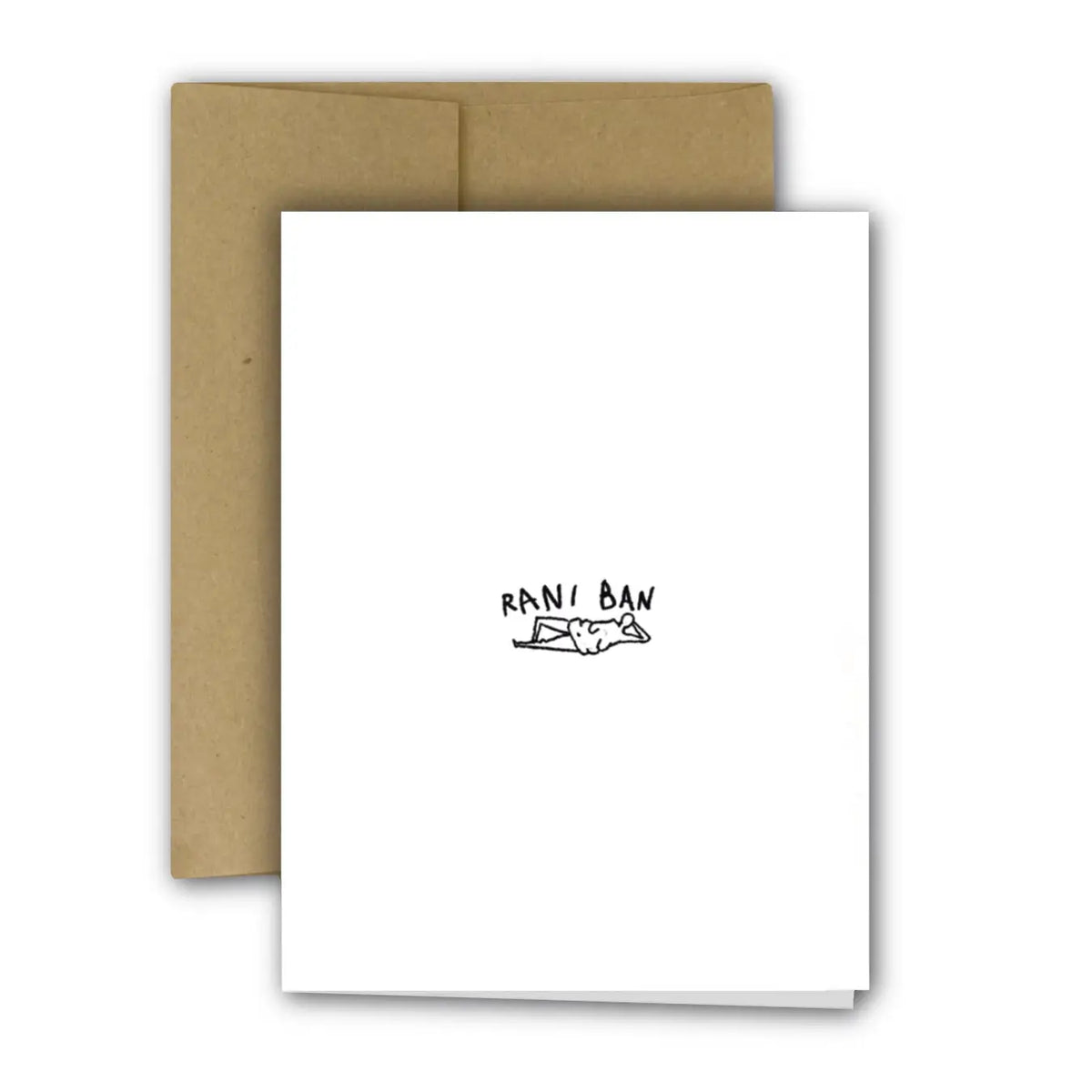 FA LA LA LA HERE IS MY BUTT Holiday Card