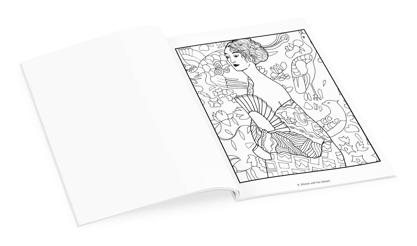 Gustav Klimt Coloring Book