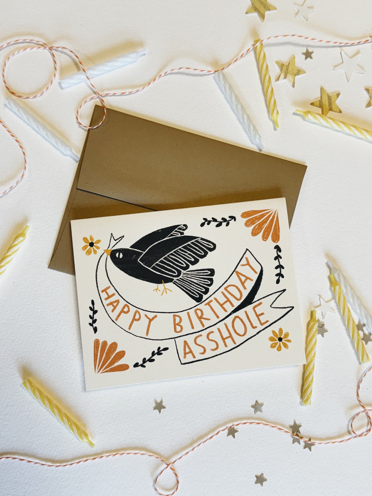 HAPPY BIRTHDAY ASSHOLE Card