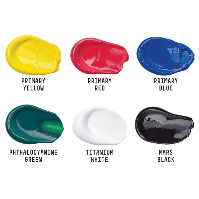 Basics Acrylic 6 Color Set