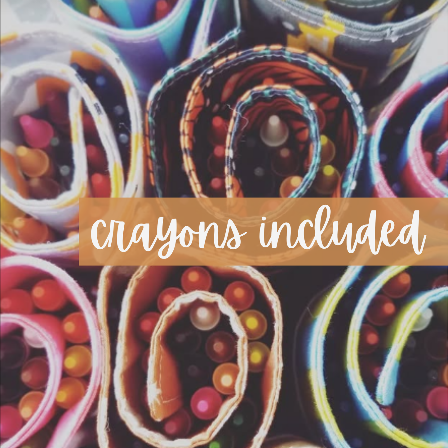 Kids Crayon Holder Roll-up