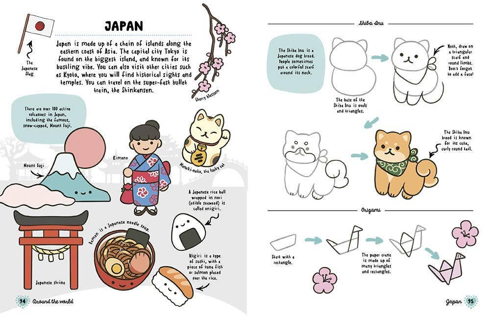 How to Draw Cute Stuff: Around the World by Angela Nguyen