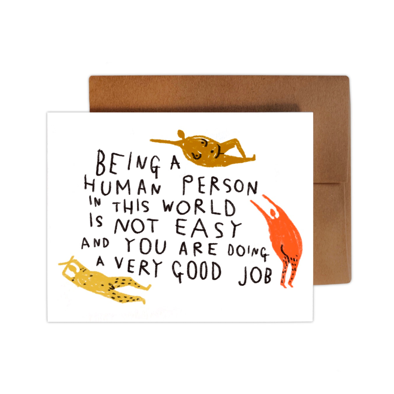 BEING A HUMAN PERSON IN THIS WORLD IS NOT EASY Card