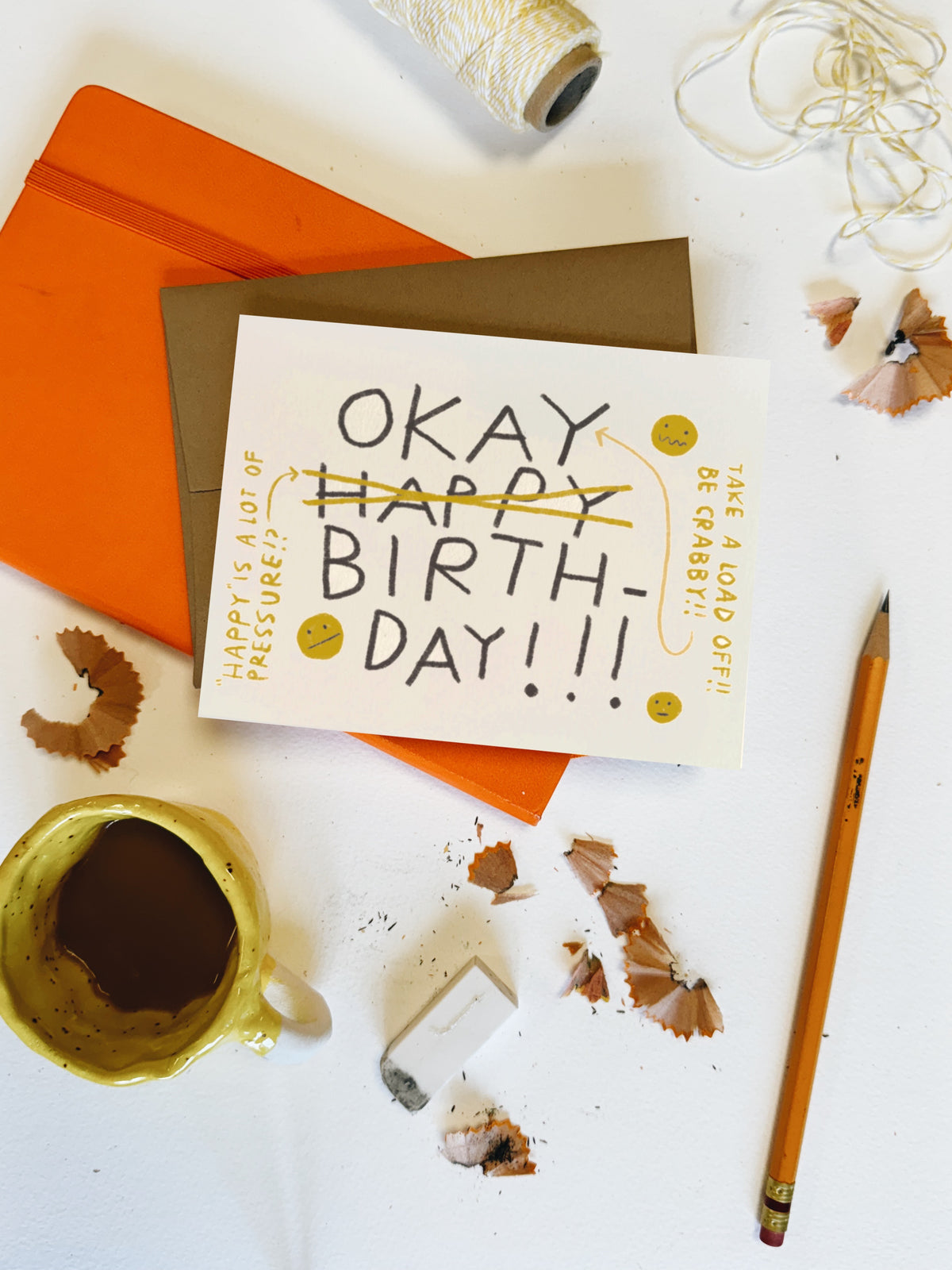 OKAY BIRTHDAY CARD
