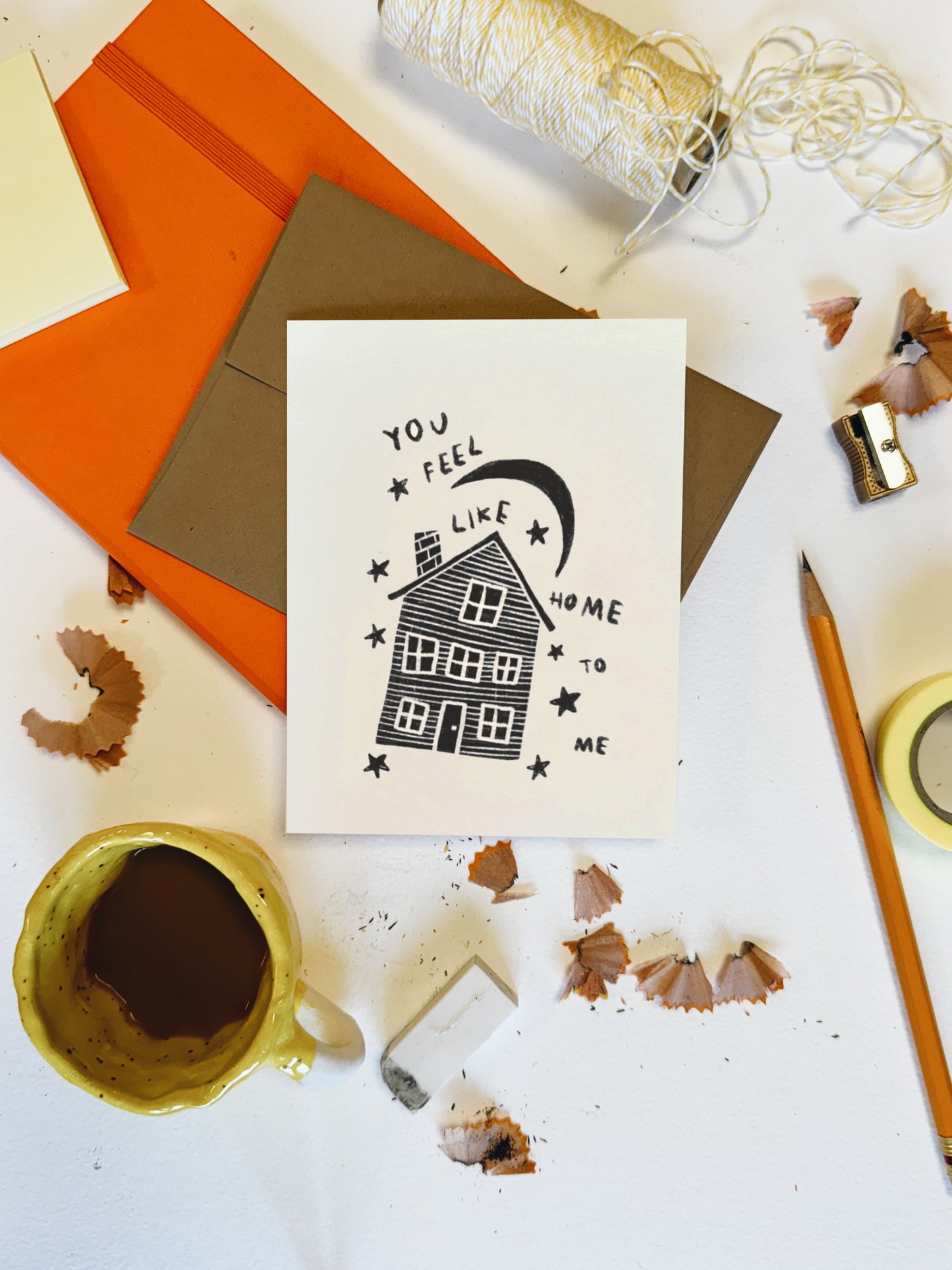 You Feel Like Home To Me Card