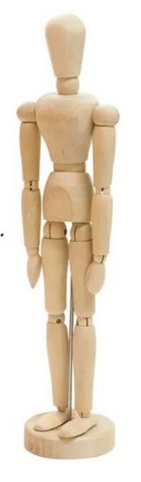 FEMALE WOODEN MANIKIN