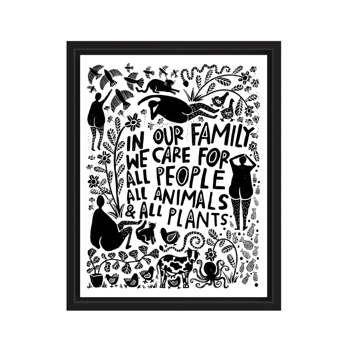OUR FAMILY Art Print