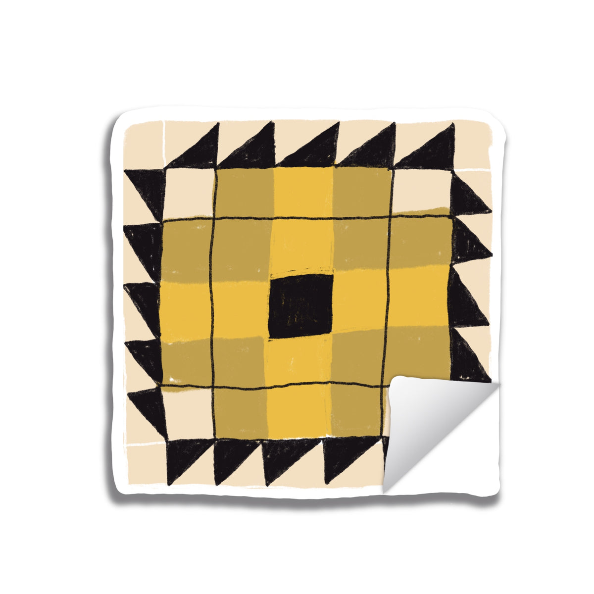 SUNSHINE QUILT SQUARE Sticker