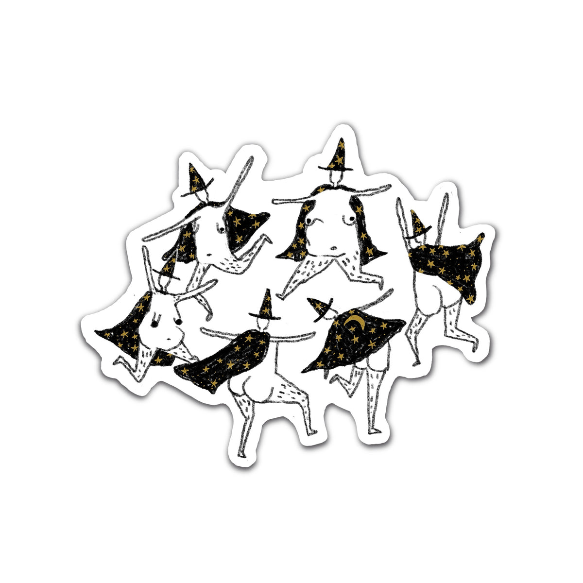 GATHER WE WITCHES Sticker