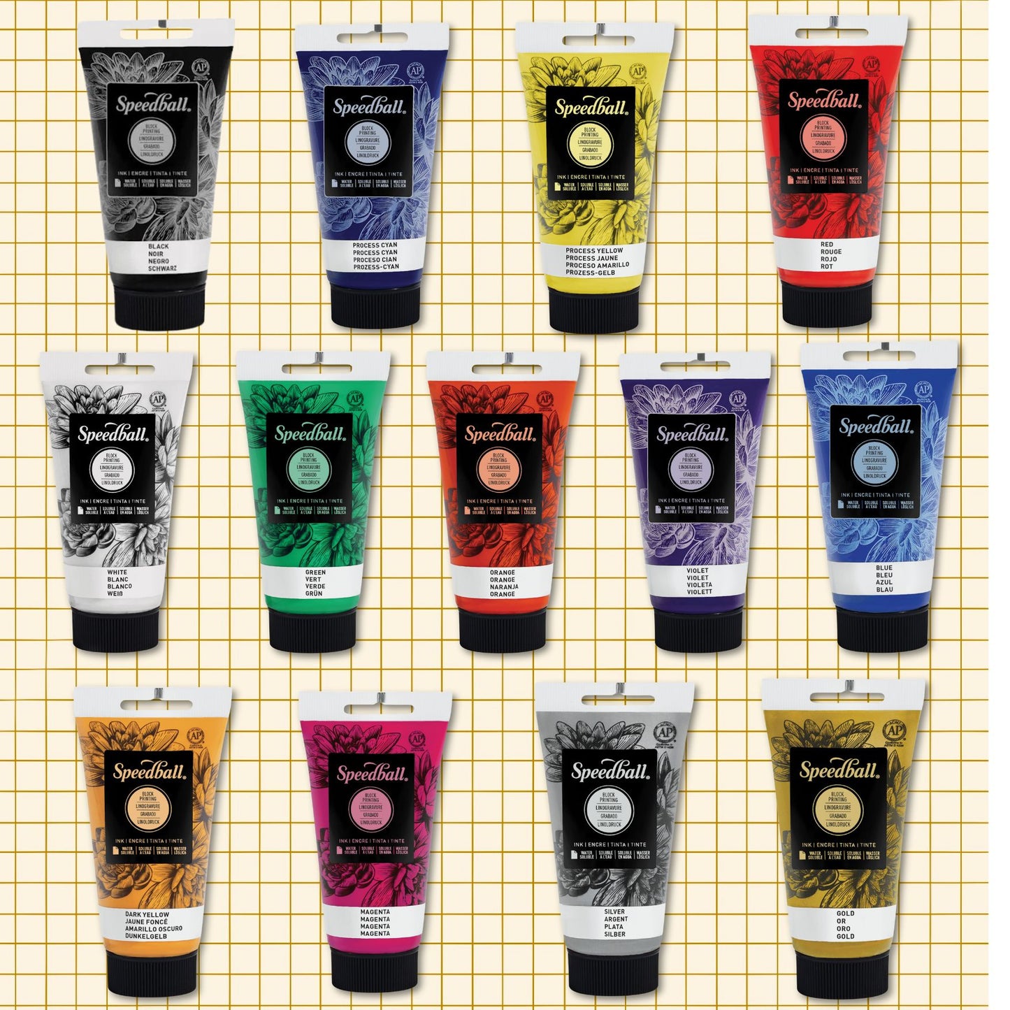 Speedball 2.5oz Water-based Block Printing Ink