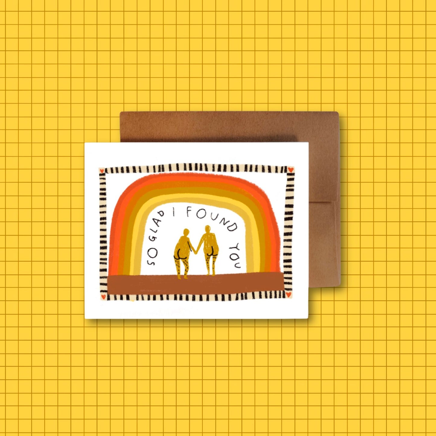 SO GLAD I FOUND YOU Greeting Card