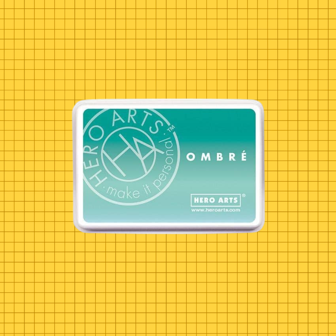 Hero Arts Mint Julep to Emerald Green Ombré Ink Pad