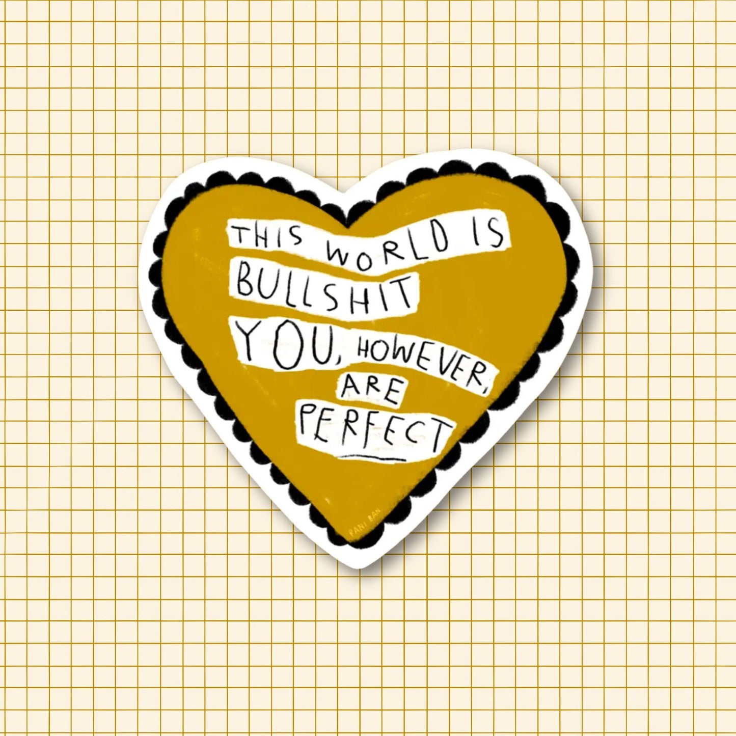 THIS WORLD IS BULLSHIT Sticker
