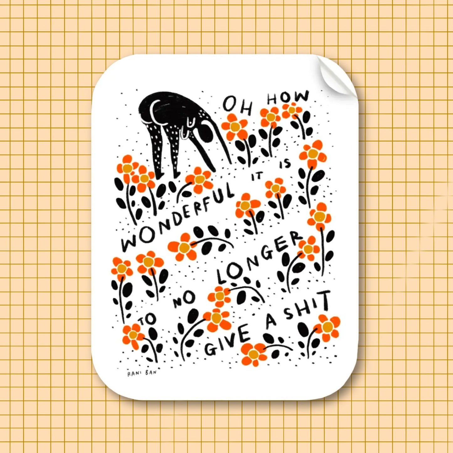 HOW WONDERFUL Sticker
