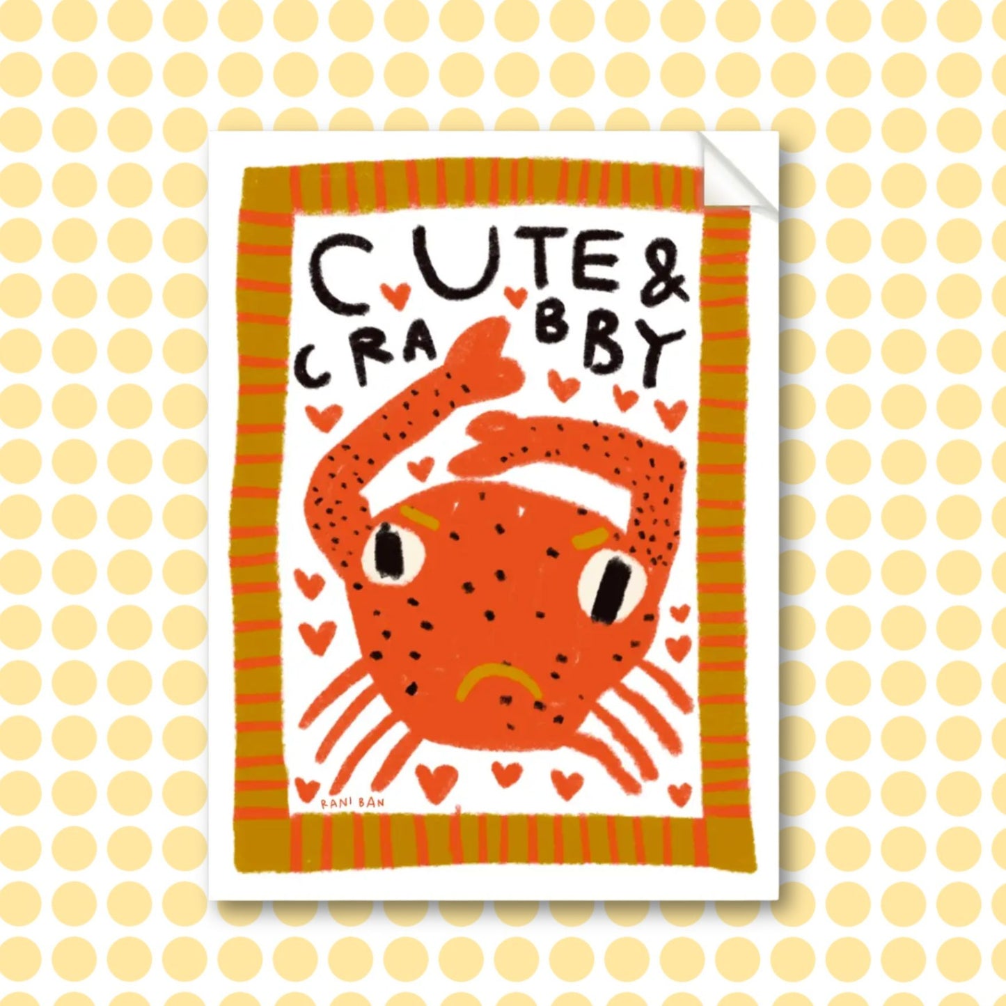 CUTE & CRABBY Sticker