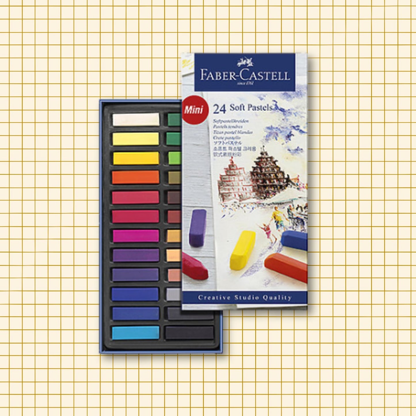 Faber-Castell 24 Mini Soft Pastel Set