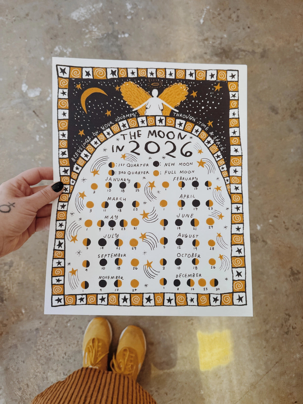 Rani Ban 2026 Moon Calendar "Blessings On Your Journey"