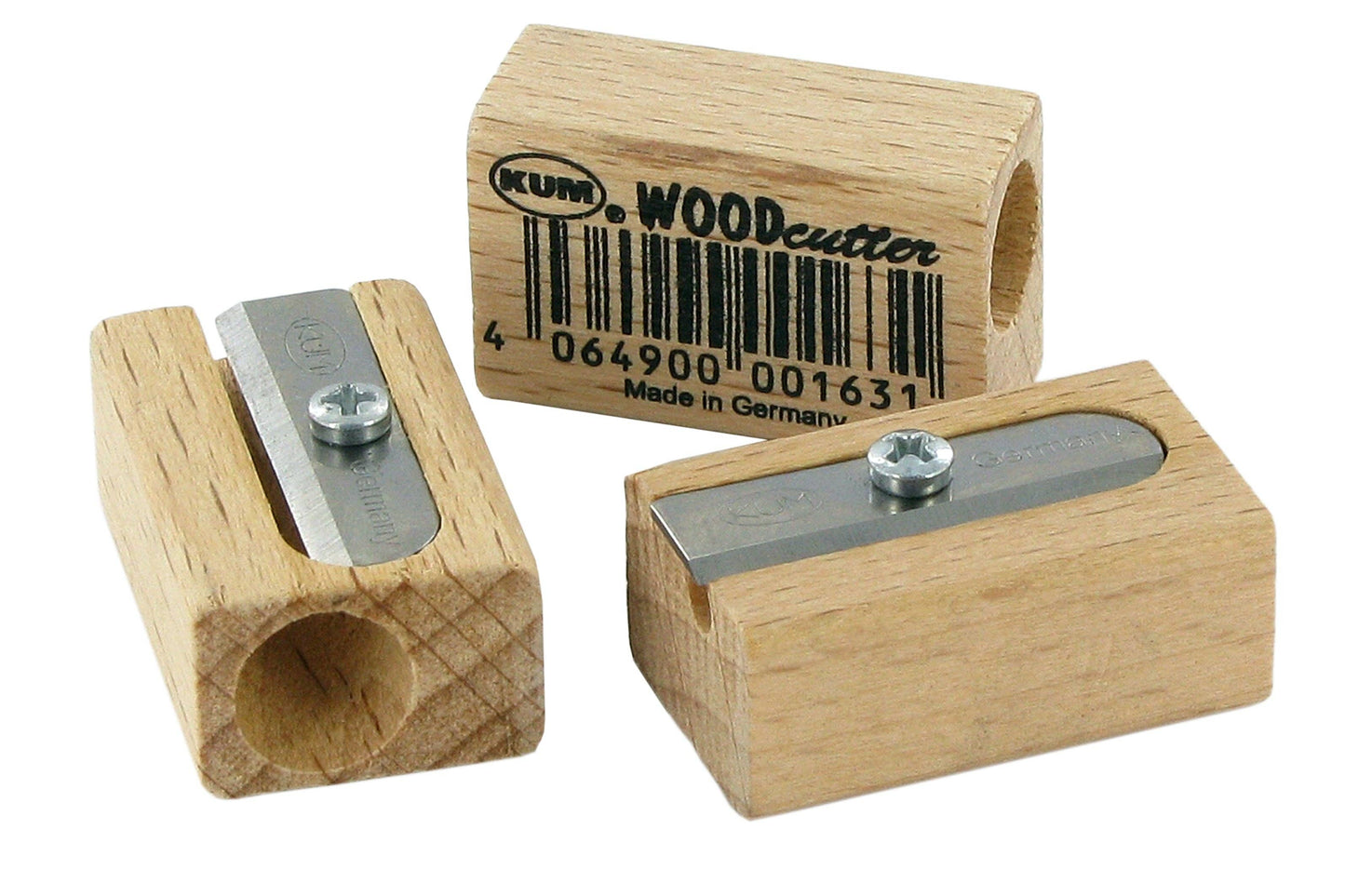 KUM 1 HOLE WOODEN pencil sharpener