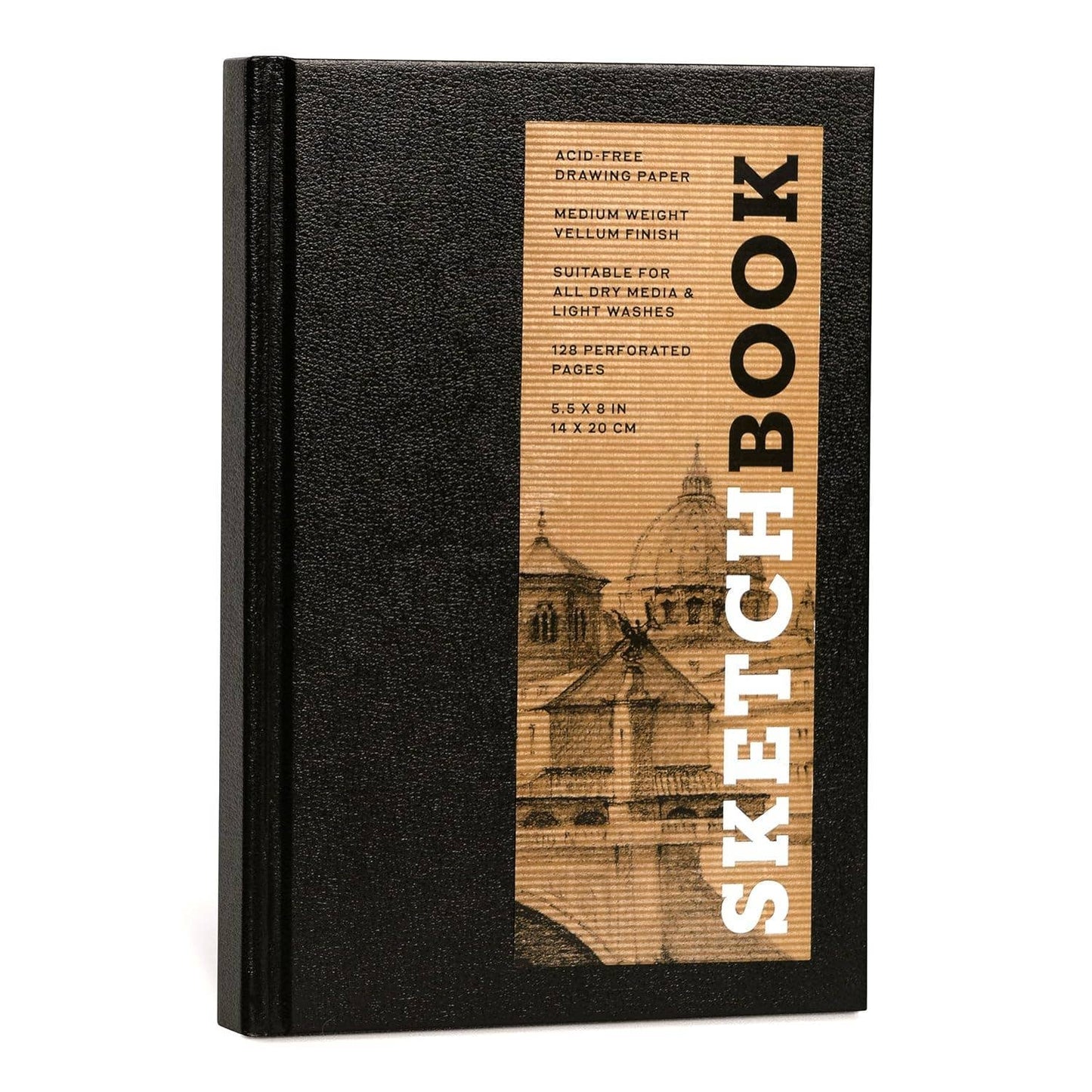 Small Hardcover Black Sketchbook 5.5 x 8"