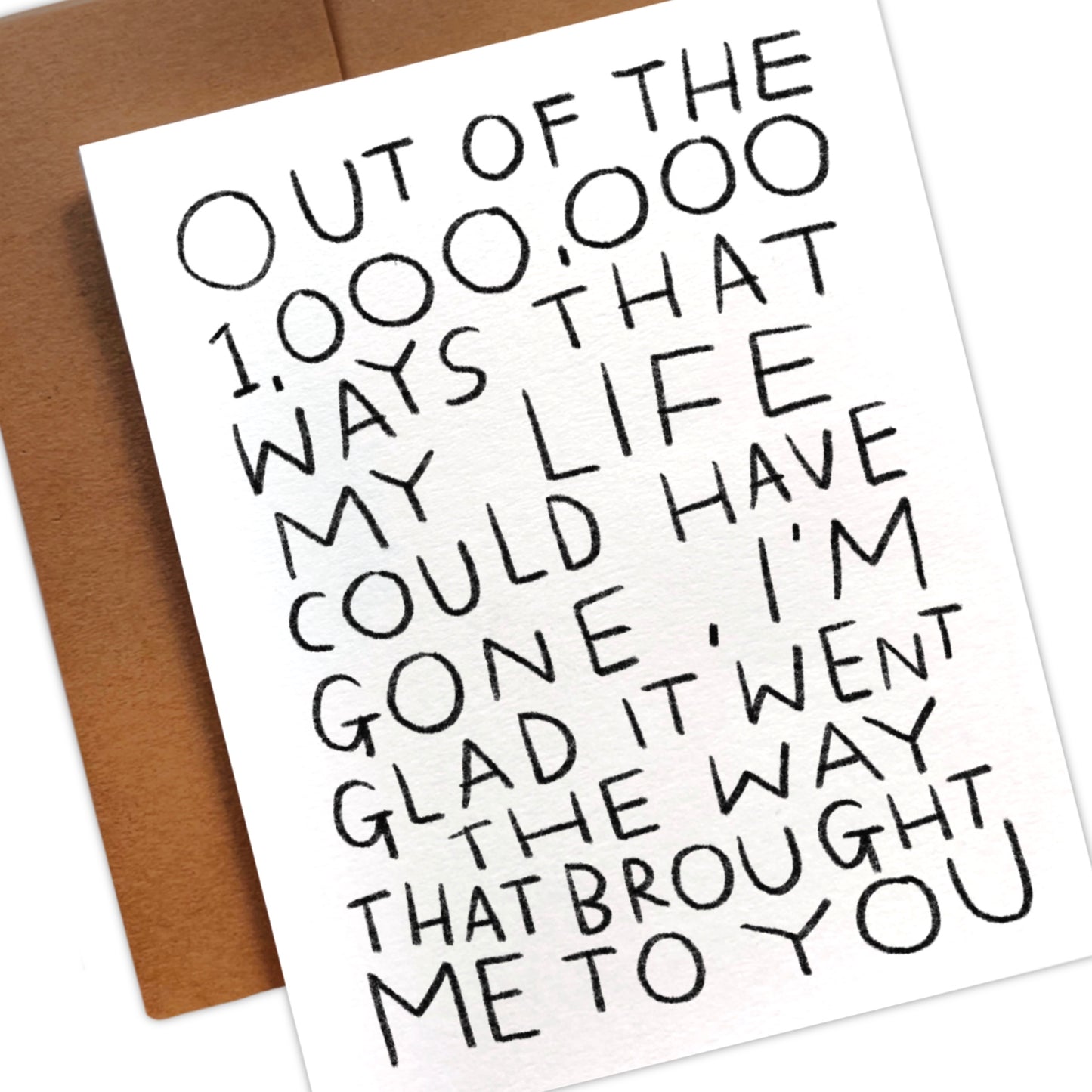 BROUGHT ME TO YOU Card