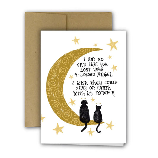 4-LEGGED ANGEL Greeting Card