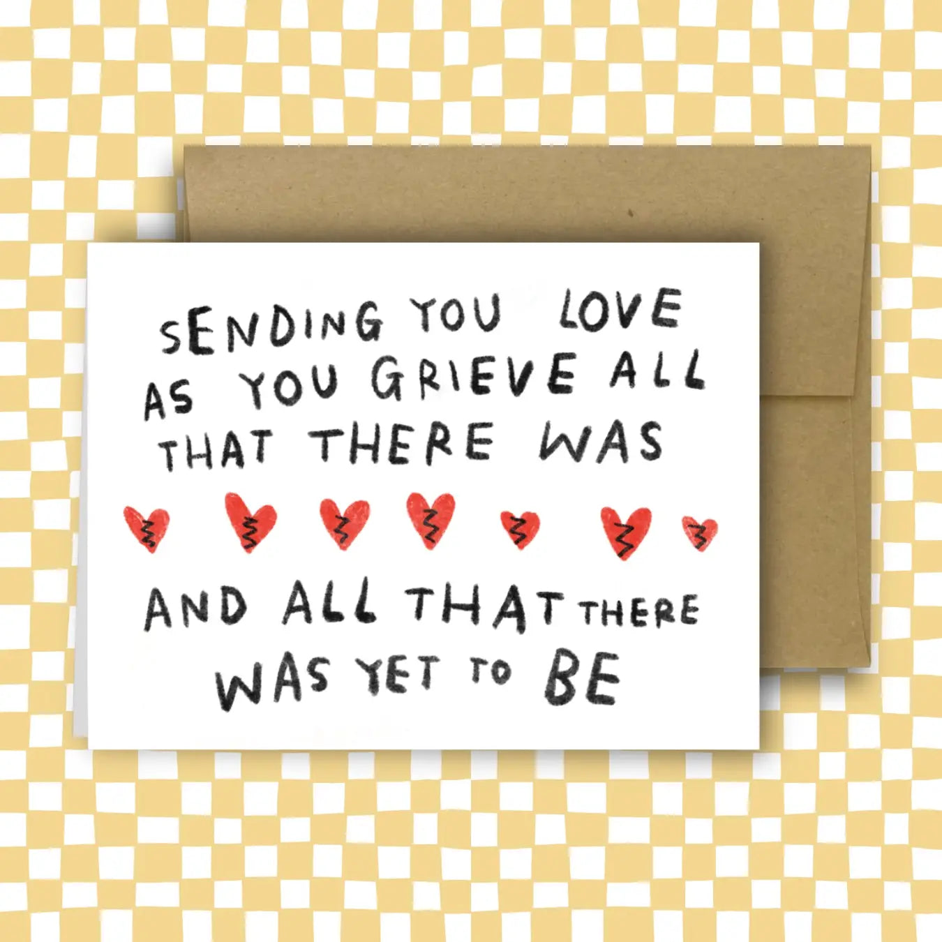 SENDING YOU LOVE AS YOU GRIEVE ALL THAT THERE WAS card ~ Amy Lin X Rani Ban