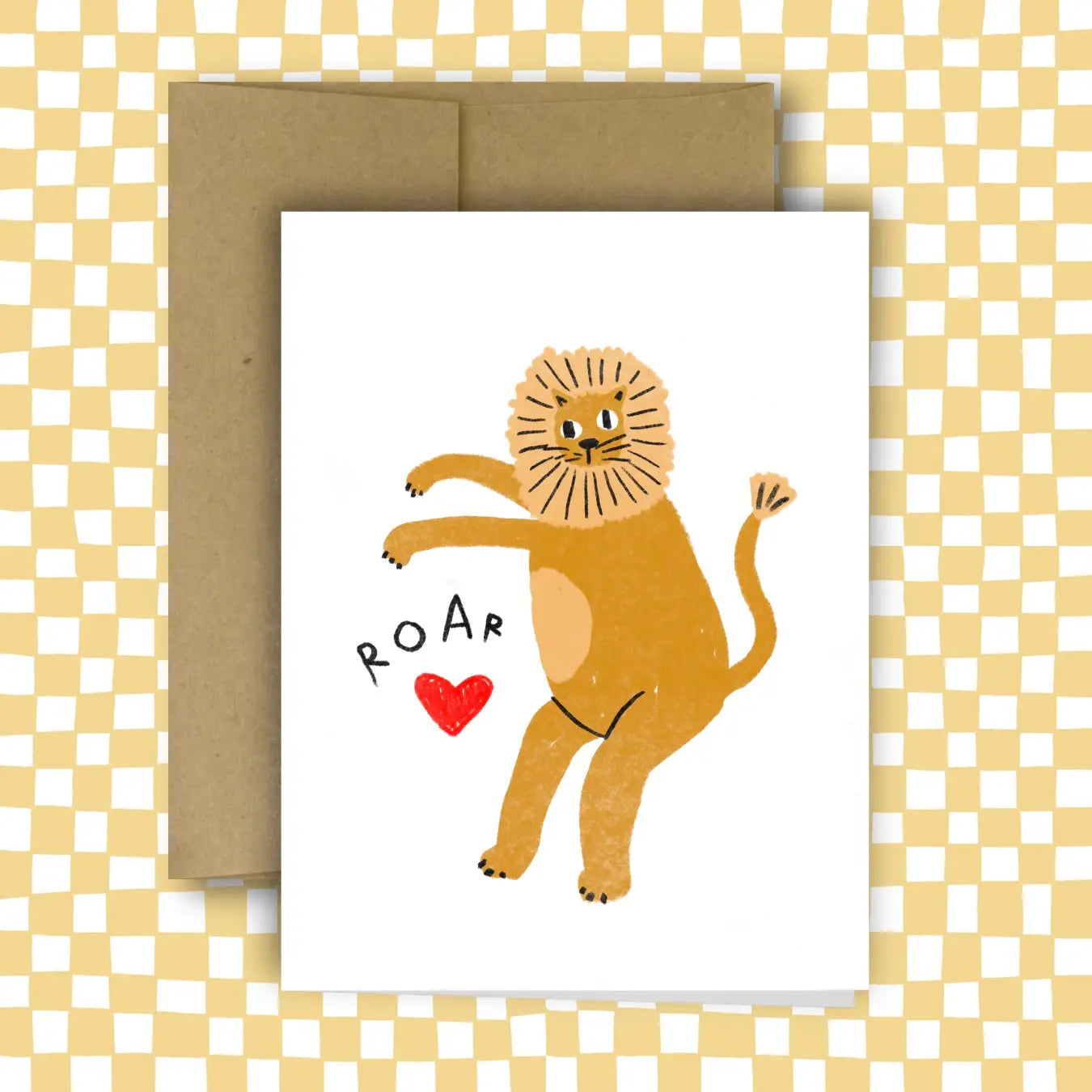 LION'S ROAR Greeting Card