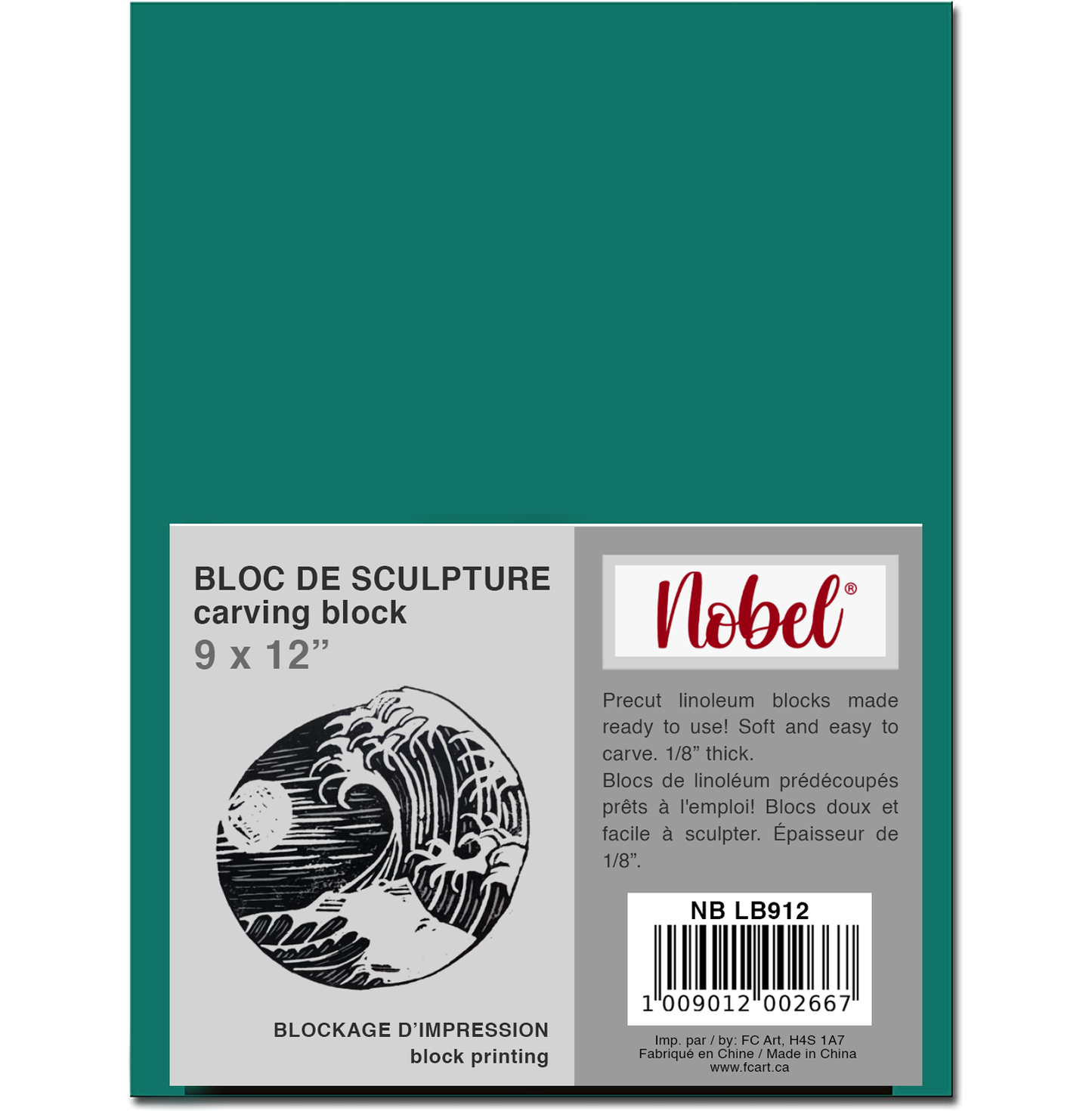 Linoleum Carving Block 1/8" thick