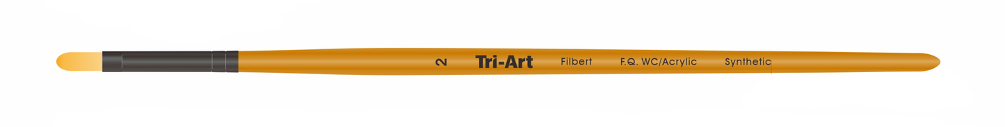 Tri-Art Watercolor/Acrylic Filbert Brush