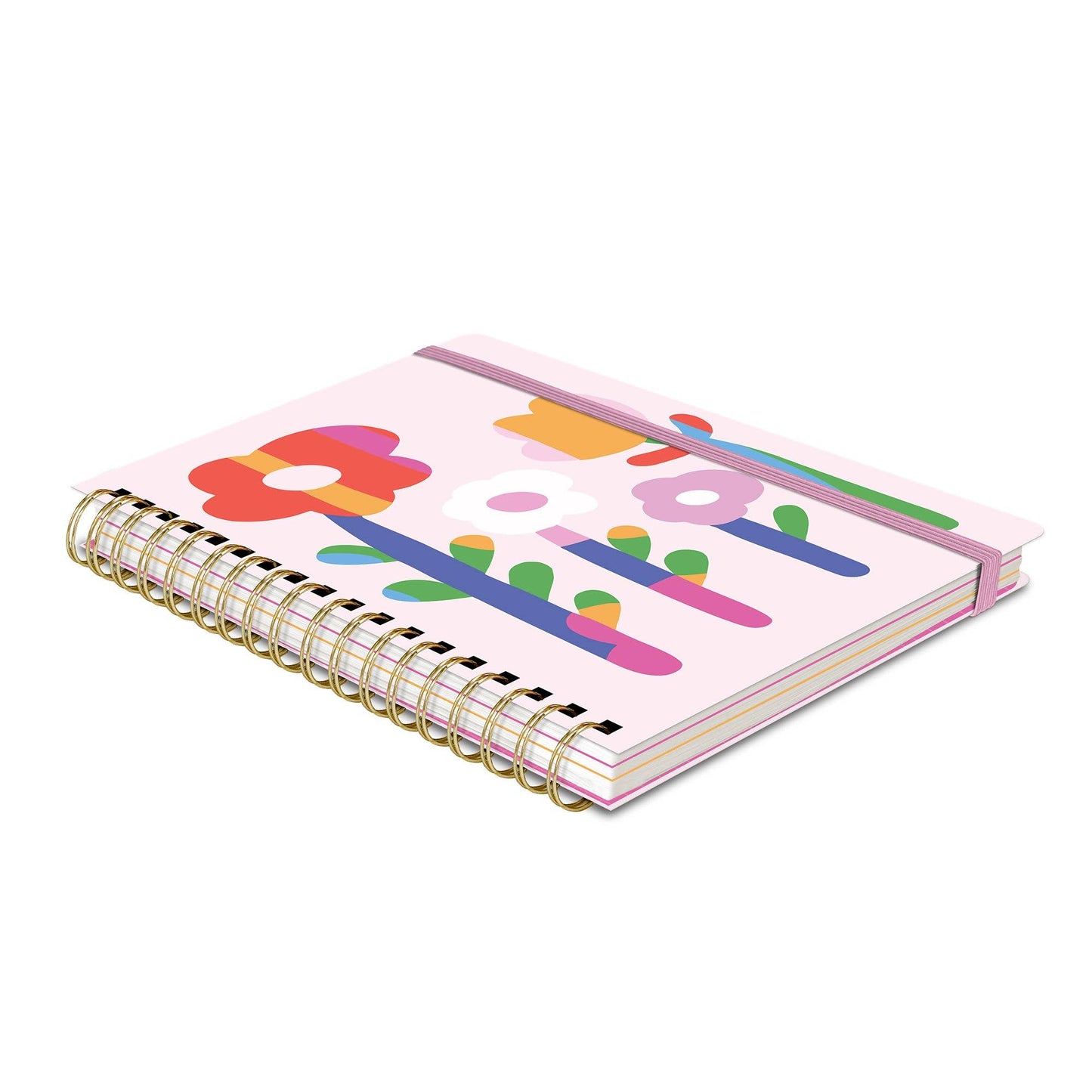 Flowers Undated Tri-Tab Planner