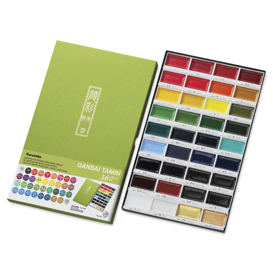 Kuretake Gansai Tambi 36 Watercolor Pans