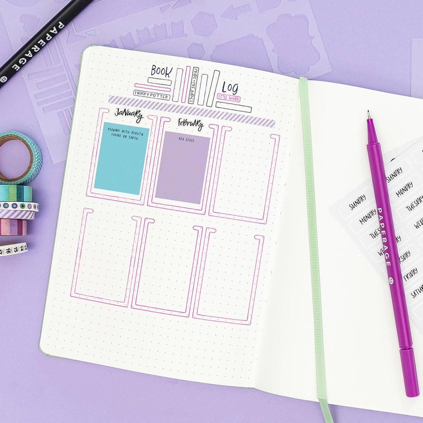 Paperage Dotted Notebook 160 Pages