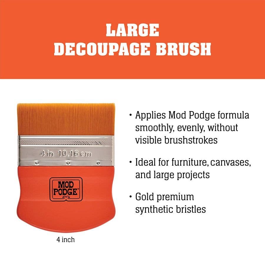 Mod Podge ® Large Decoupage Brush 4”