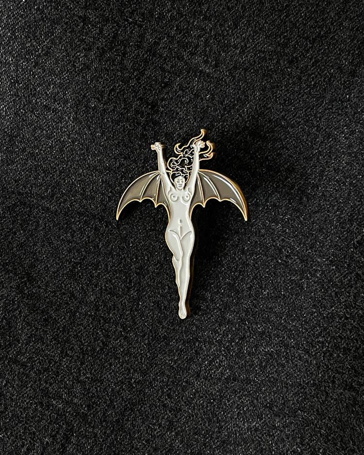 La Femme Chauve-Souris • Enamel Pin