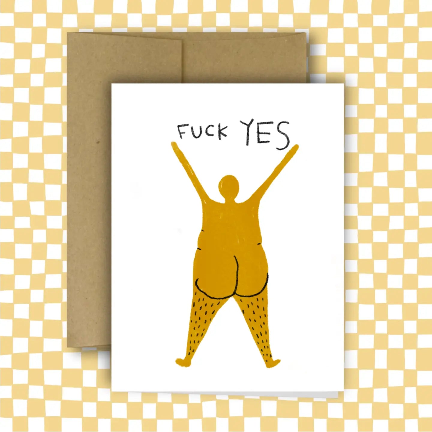 FUCK YES Greeting Card