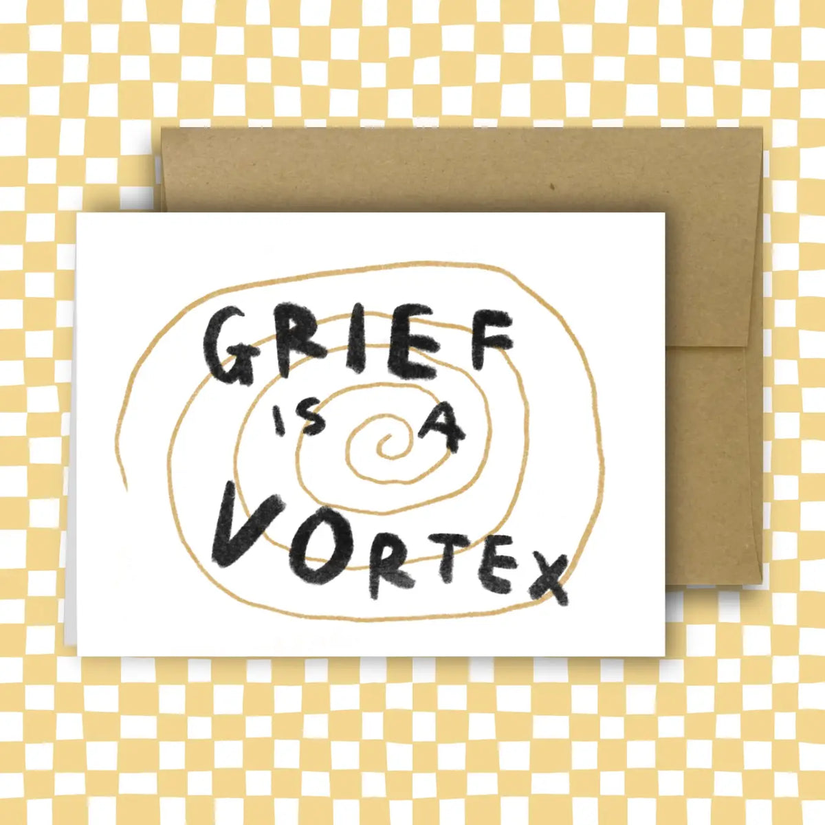 GRIEF IS A VORTEX card ~ Amy Lin X Rani Ban