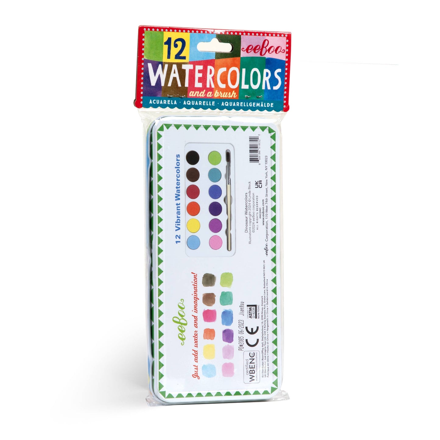 Dinosaur Watercolor Paint Set