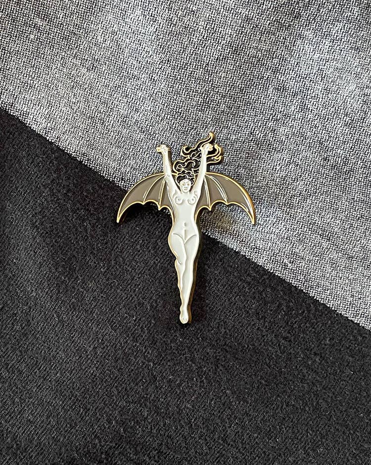 La Femme Chauve-Souris • Enamel Pin