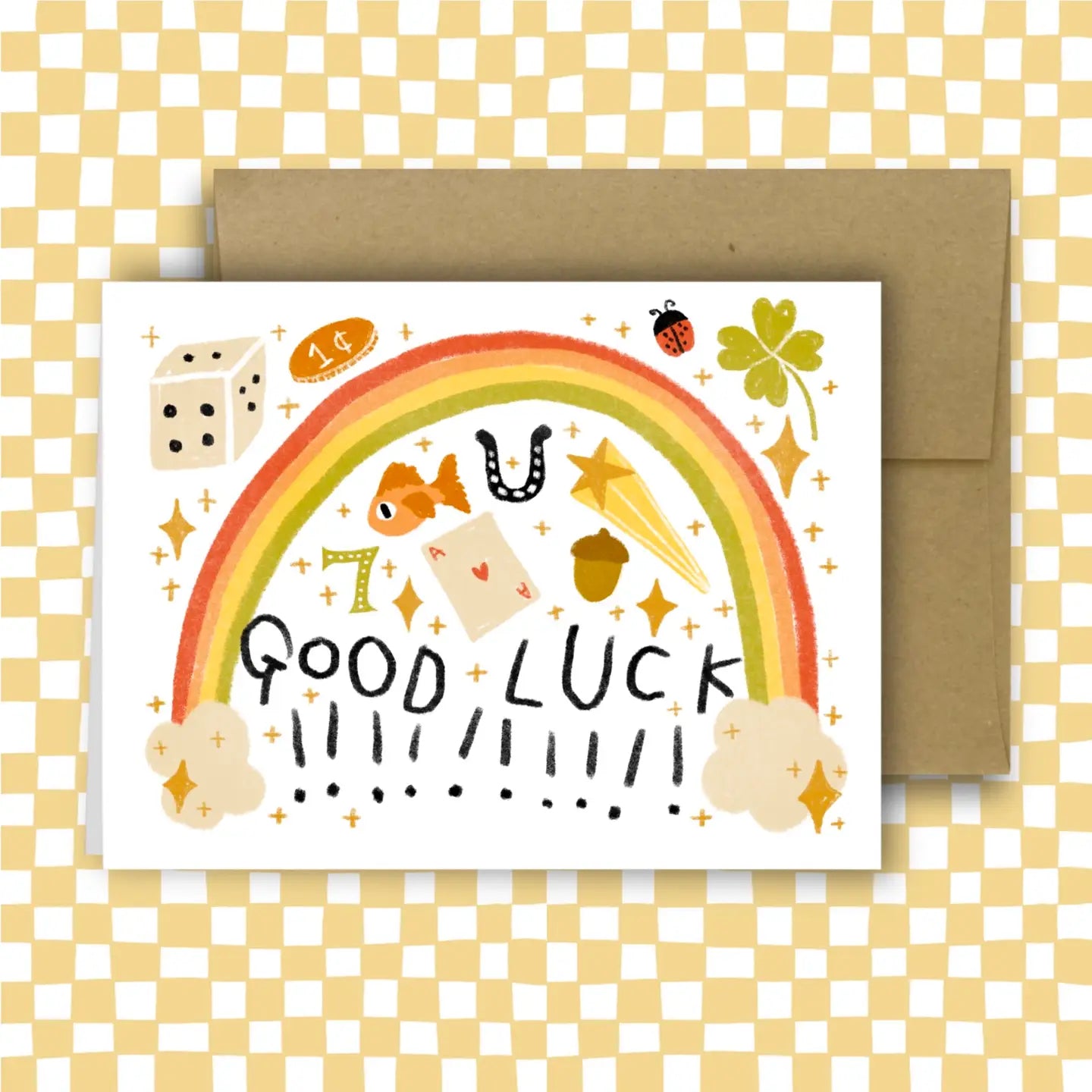 GOOD LUCK Card
