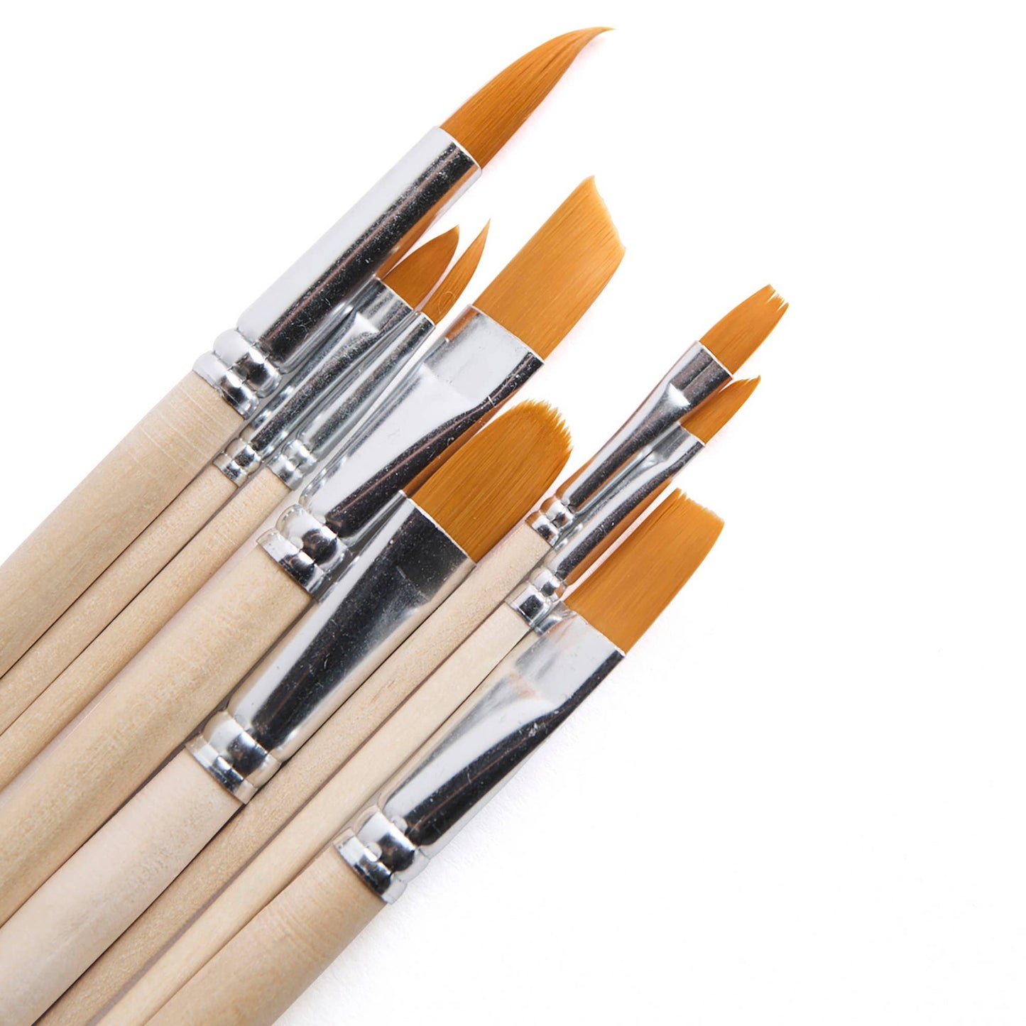 8 Paintbrush Set in a Canvas Bag
