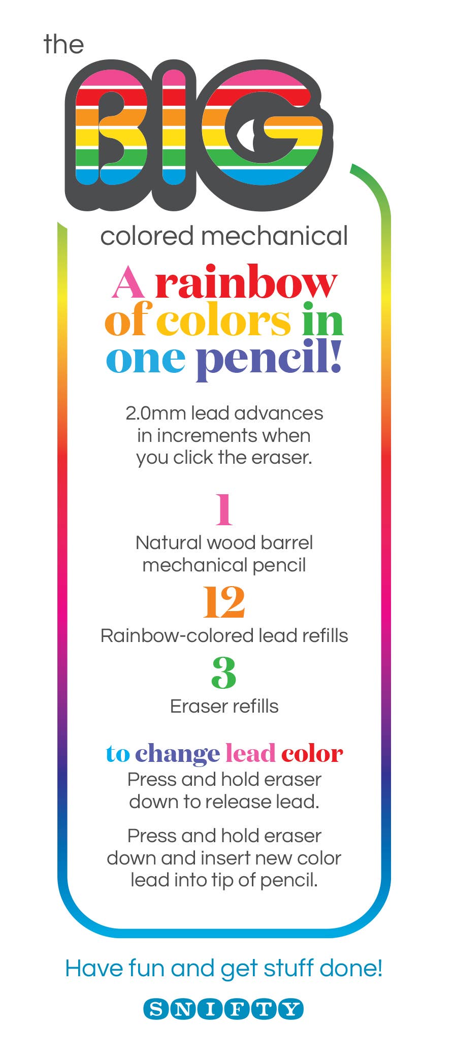 BIG COLORED MECHANICAL PENCIL