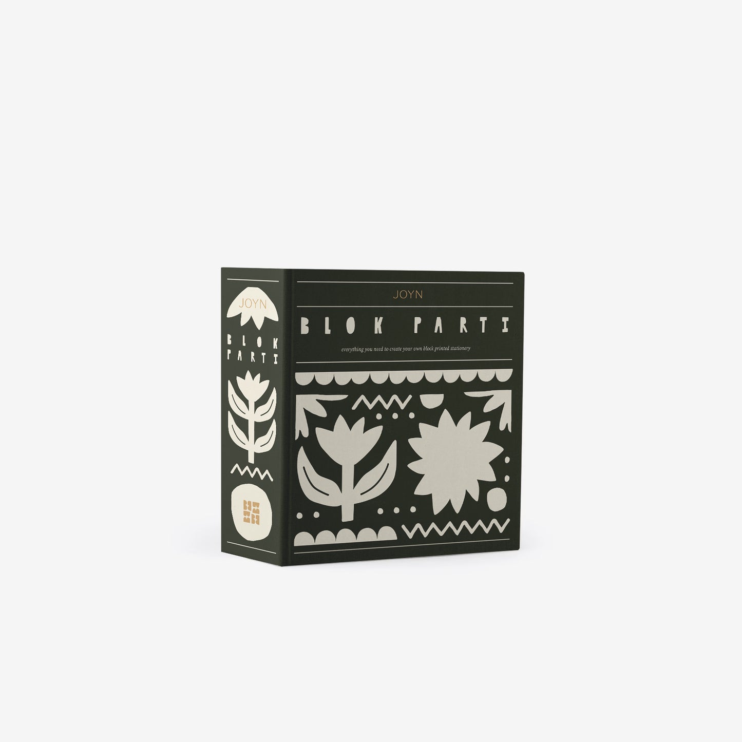 BLOK PARTI Block Printing Kit - Tulip Print Stationery Set