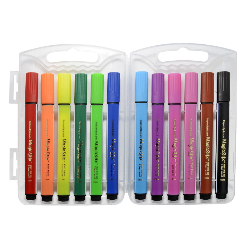 12 Color Magic Stix Markers