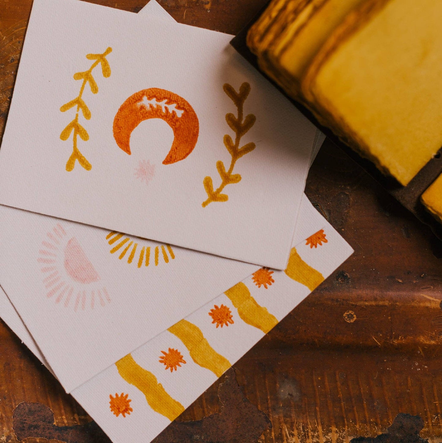 BLOK PARTI Block Printing Kit - Cosmic Print Stationery Set