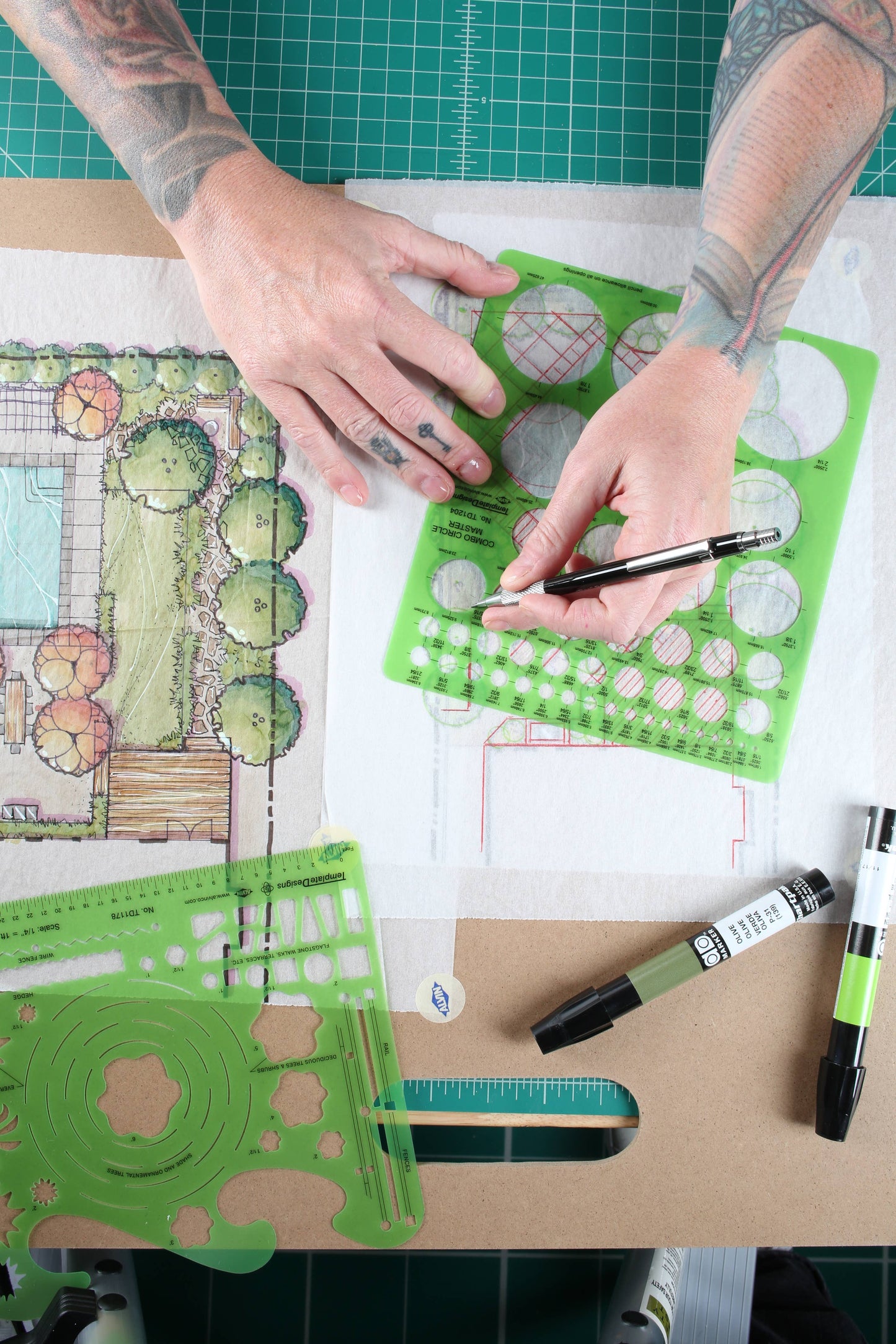 Circle Radius Master Template
