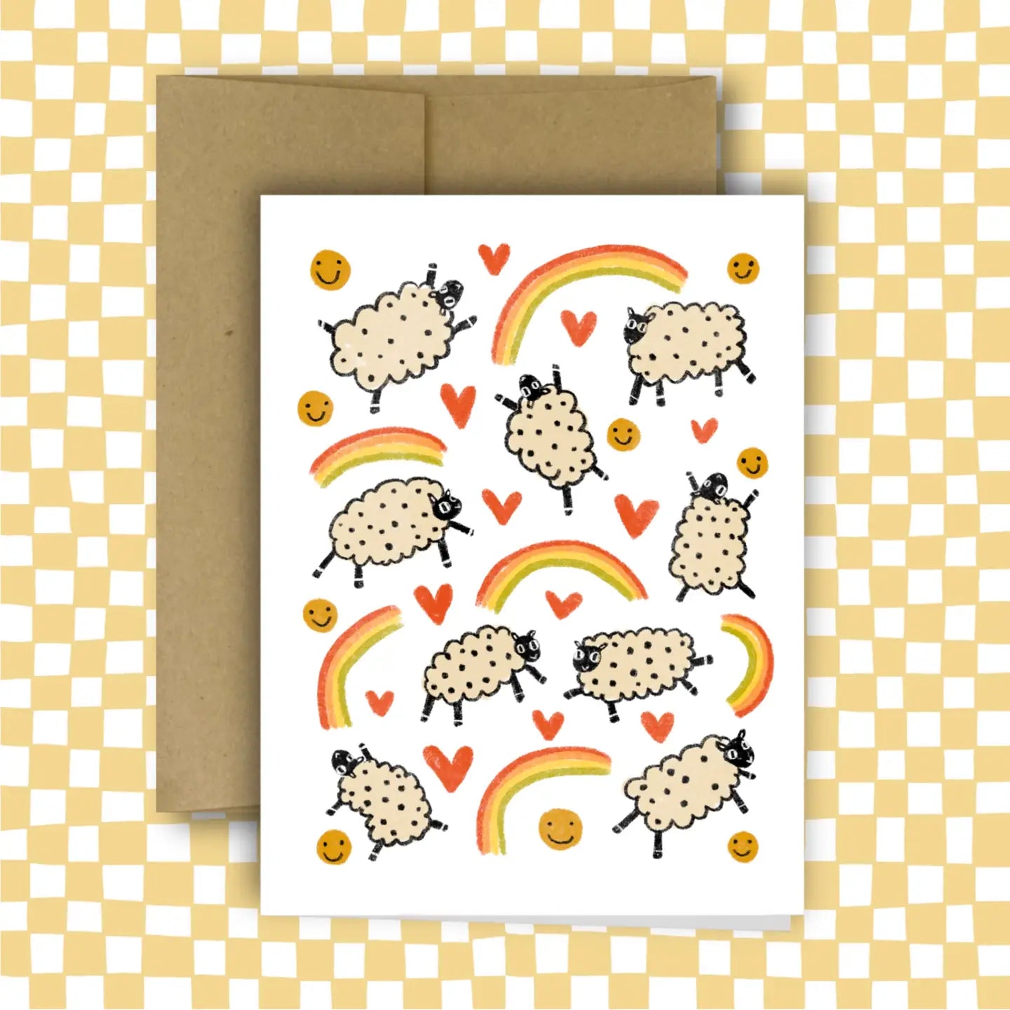 SHEEP MAGIC Greeting Card