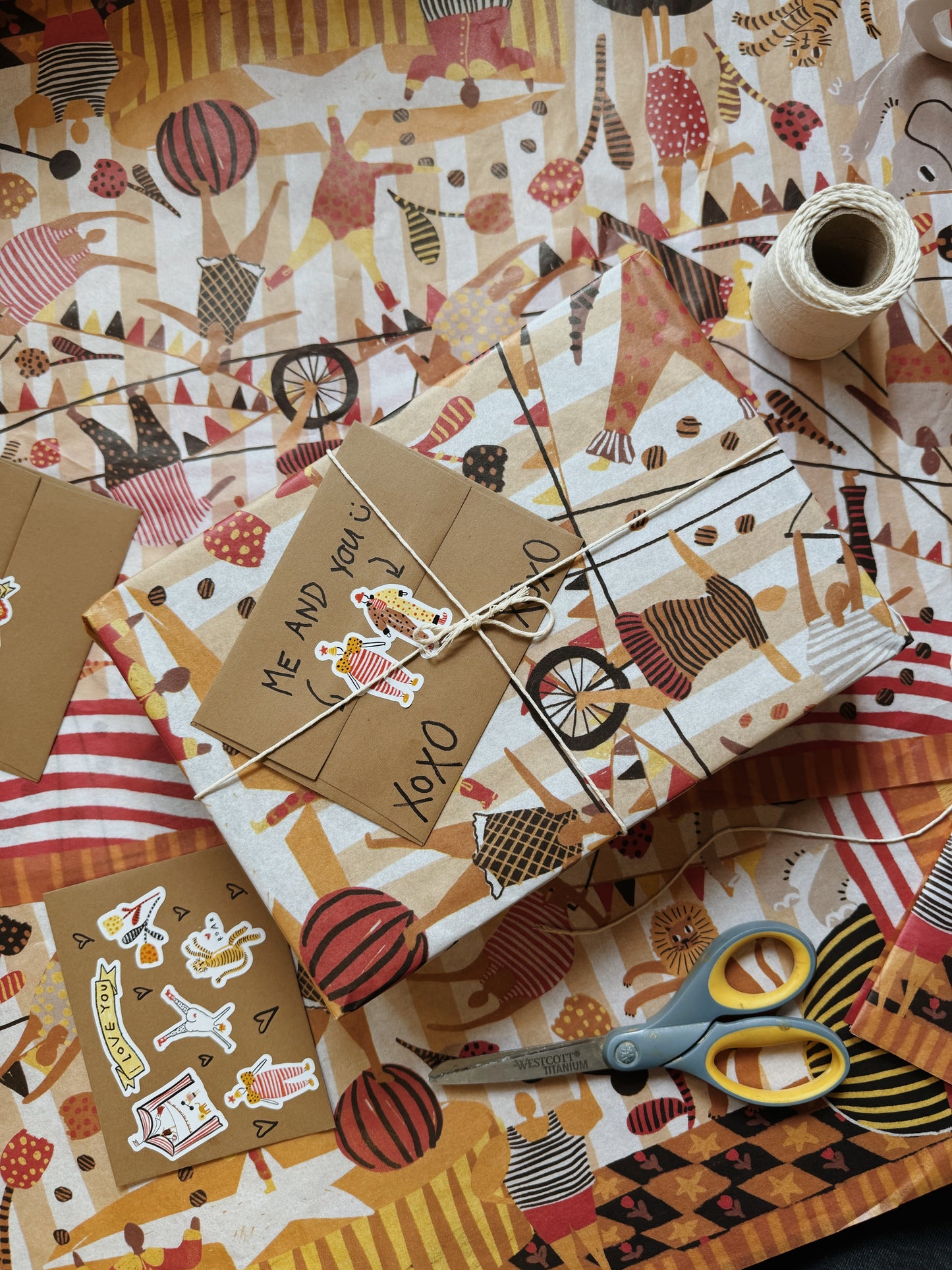 A DAY AT THE CIRCUS Tissue Paper 3-Pack